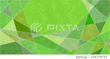 新緑　和紙　模様　背景　 124174735