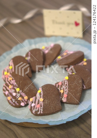 チョコレートクッキー チョコレートクッキー 124176422