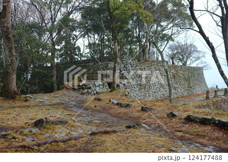 佐伯城の本丸跡(大分県佐伯市) 佐伯城の本丸跡(大分県佐伯市) 124177488
