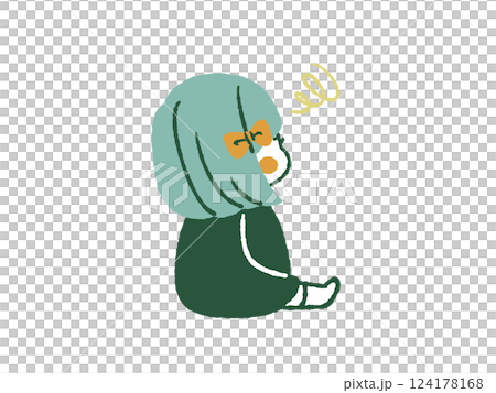 Child sitting facing backwards - 4 colors 124178168