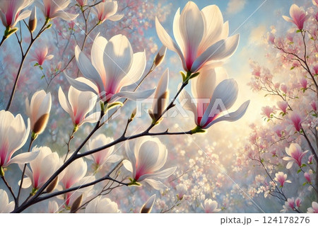 コブシの花 コブシの花 124178276