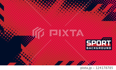 Abstract sport background with red and navy color and copy space area Abstract sport background with red and navy color and copy space area 124178785