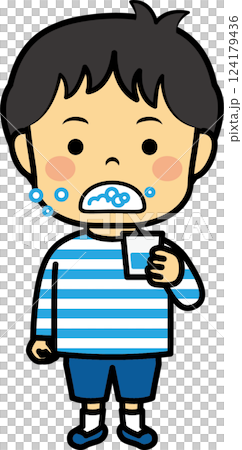 一個漱口的女孩 一個漱口的女孩 124179436
