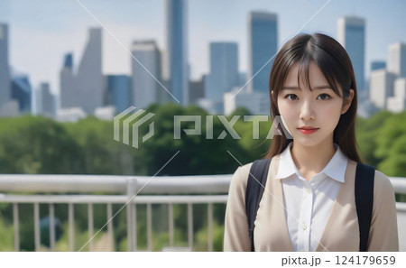 都会で働く女性 124179659