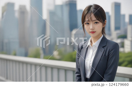 都会で働く女性 124179660