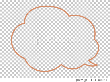 簡單蓬鬆的講話泡泡 124180044