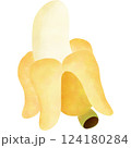 Peeled Banana 124180284