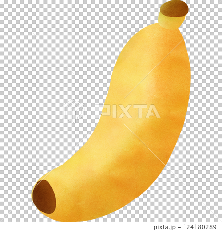 A whole banana 124180289