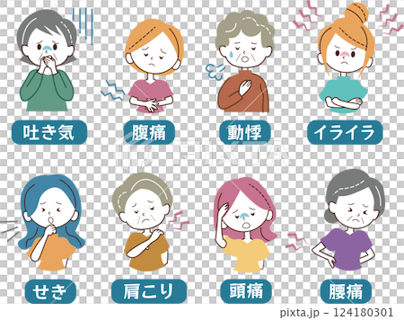 体調不良,女性,更年期 体調不良,女性,更年期 124180301