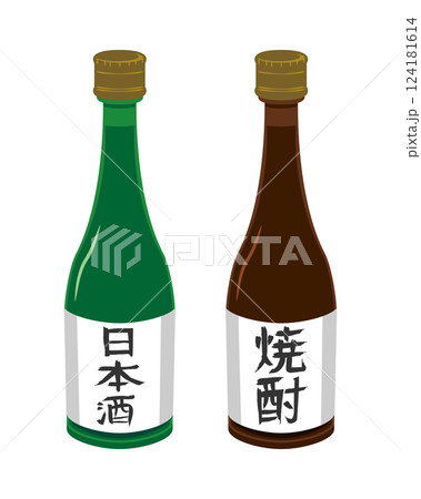 日本酒と焼酎のセット 124181614