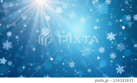 Snowfall and Light Play, concept of seasonal wonder and tranquility, detailed snowflakes illuminated by soft, dreamy lights Snowfall and Light Play, concept of seasonal wonder and tranquility, detailed snowflakes illuminated by soft, dreamy lights 124181635