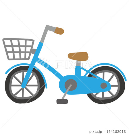青い自転車 124182018