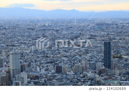 Panoramic Cityscape View of Urban Buildings and Distant Dec 6 2024 Panoramic Cityscape View of Urban Buildings and Distant Dec 6 2024 124182689
