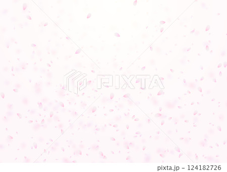 桜吹雪イラスト 桜吹雪イラスト 124182726