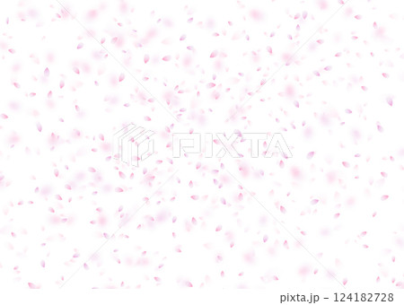 桜吹雪イラスト 桜吹雪イラスト 124182728