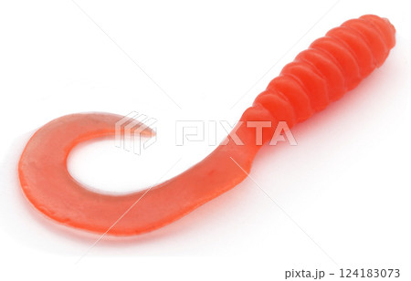 Silicon jig worm as artificial bait Silicon jig worm as artificial bait 124183073