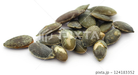 Pumpkin seeds roasted Pumpkin seeds roasted 124183352