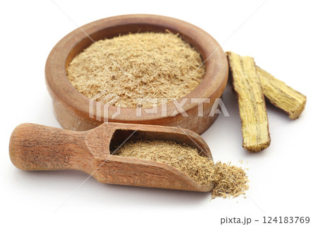 Liquorice with powder Liquorice with powder 124183769