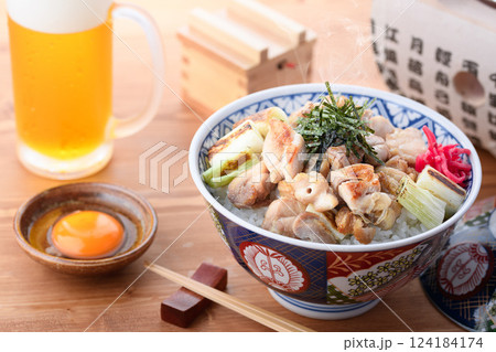 焼き鳥丼( もも ネギマ ) 焼き鳥丼( もも ネギマ ) 124184174