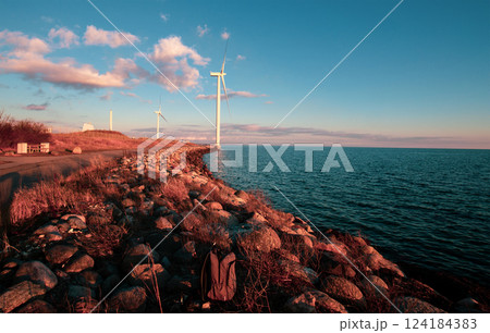 Wind power generation in Denmark 124184383