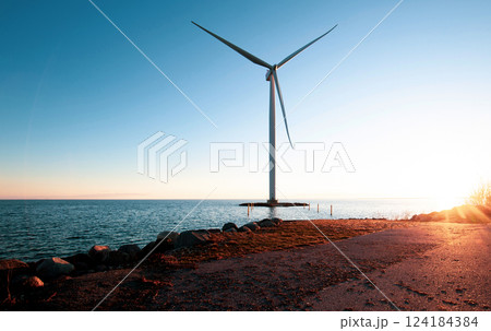 Wind power generation in Denmark 124184384