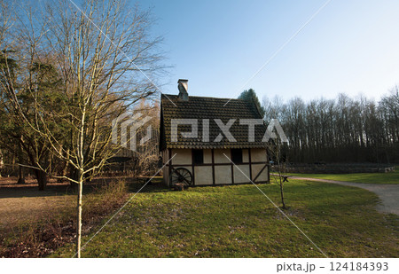 Medieval village in Denmark 124184393