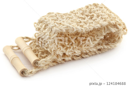 Shoulder scrubber made of natural fiber 124184688