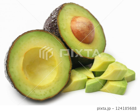 Fresh avocado 124185688