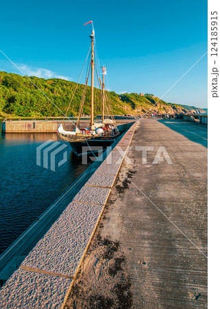 Hammer havn in Bornholm, Denmark Hammer havn in Bornholm, Denmark 124185915