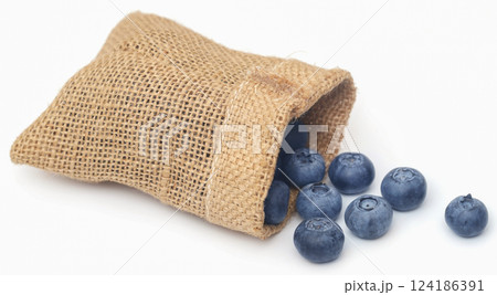 Fresh blueberries 124186391