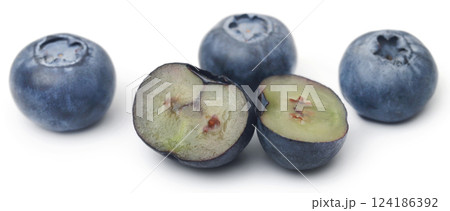 Fresh blueberries 124186392