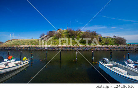 Dockyard in front of Dragor fort of Denmark 124186616