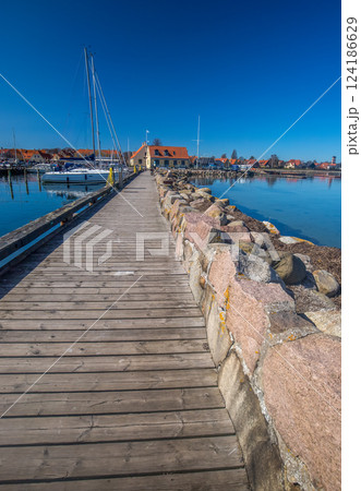 Dragor harbor of Denmark 124186629