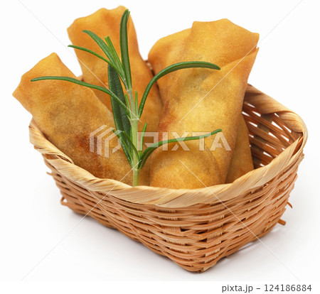 Vegetables rolls with rosemary Vegetables rolls with rosemary 124186884