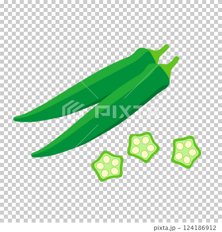 Okra 124186912