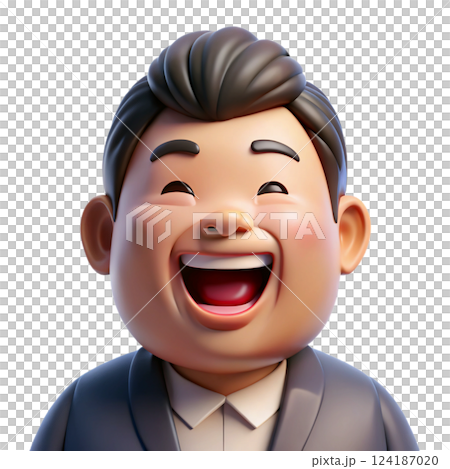 男性-笑顔04 124187020