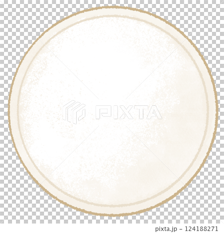 Hand drawn illustration of a ceramic plate Hand drawn illustration of a ceramic plate 124188271