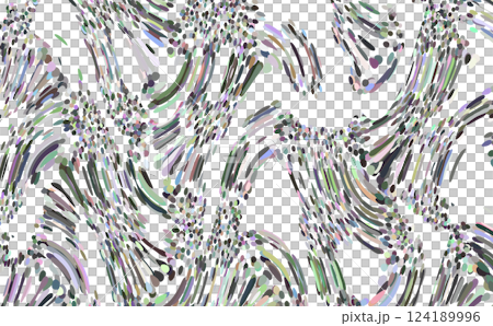 カラフルなウェーブの背景素材 124189996