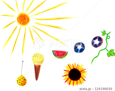 夏のイラスト 124190030