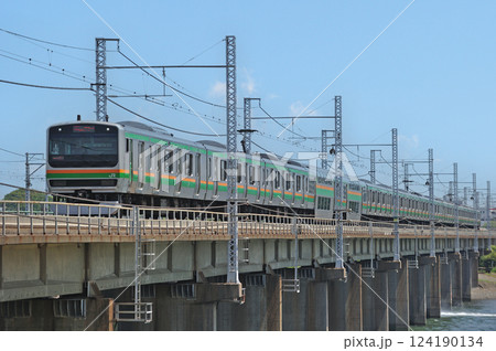 東海道本線 茅ヶ崎-平塚 JR東日本 E231系1000番台 K-17編成(国府津) 東海道本線 茅ヶ崎-平塚 JR東日本 E231系1000番台 K-17編成(国府津) 124190134