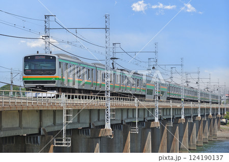 東海道本線 茅ヶ崎-平塚 JR東日本 E231系1000番台 K-37編成(国府津) 東海道本線 茅ヶ崎-平塚 JR東日本 E231系1000番台 K-37編成(国府津) 124190137