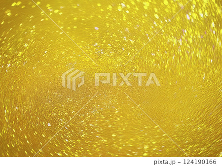 キラキラ光る金色の背景　回転 124190166