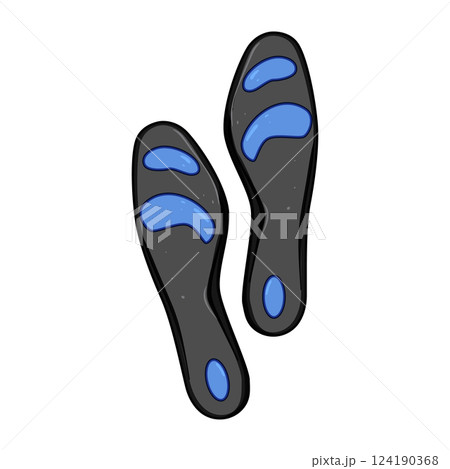 gel insoles cartoon vector illustration gel insoles cartoon vector illustration 124190368