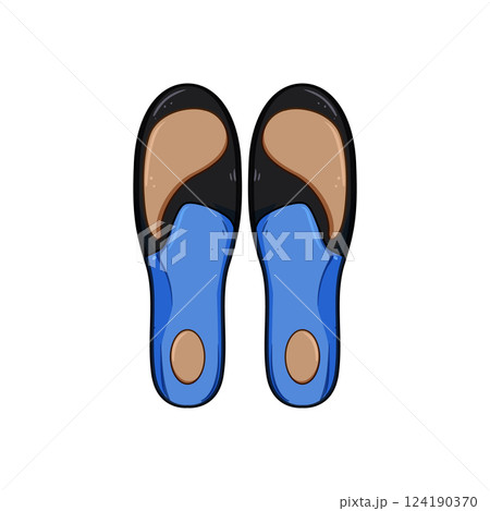 arch insoles cartoon vector illustration 124190370