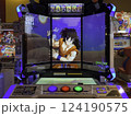 Video game machines in amusement arcade, Kanazawa, Japan. 124190575