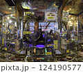 Video game machines in amusement arcade, Kanazawa, Japan. 124190577