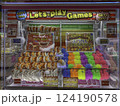 Video game machines in amusement arcade, Kanazawa, Japan. 124190578