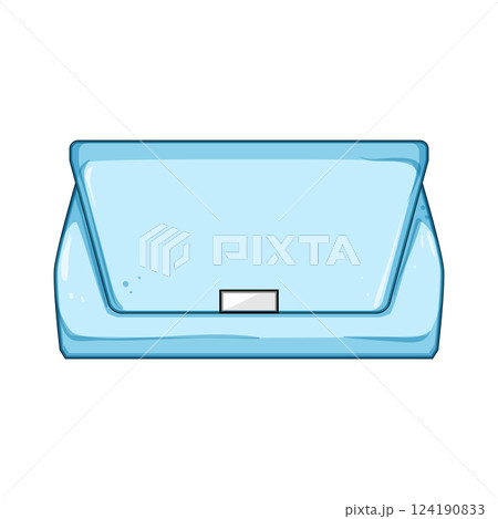 trendy clutch bag cartoon vector illustration trendy clutch bag cartoon vector illustration 124190833