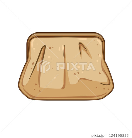 elegant clutch bag cartoon vector illustration elegant clutch bag cartoon vector illustration 124190835