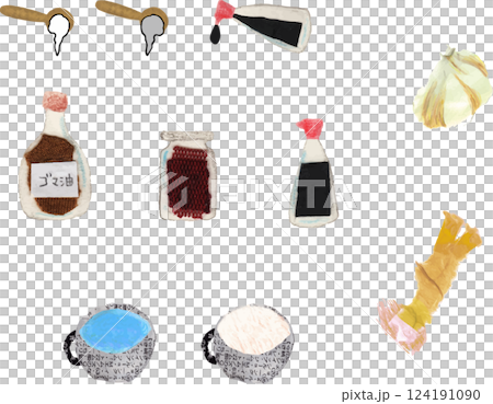 調味料、醬油、辣椒醬、麻油 124191090